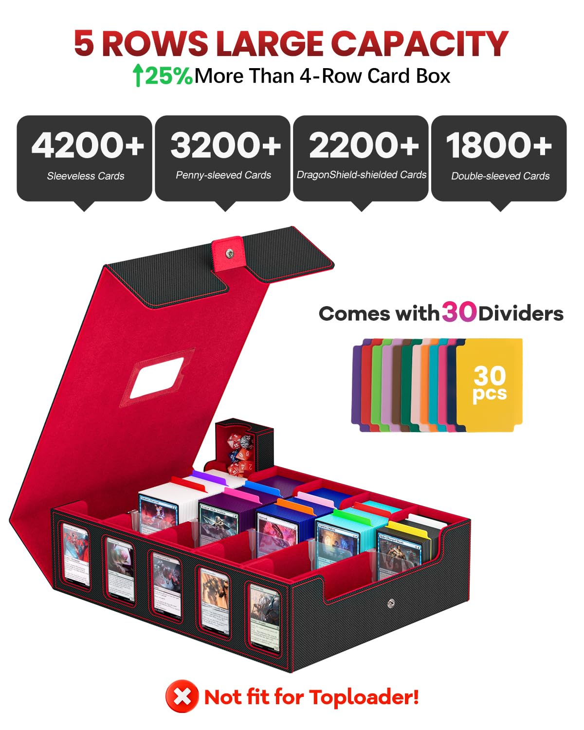 Gomyrod commander-display windows highlight rare cards for quick selection during play