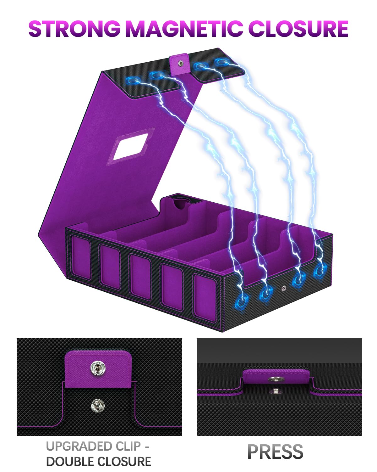 Gomyrod portable handle enables easy carrying to game nights and meetups.