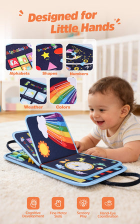 GONINO 23-activities Montessori busy book fuels hands-on learning.