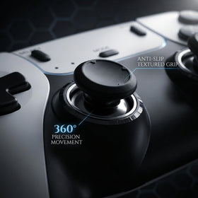Gonlylai dual controllers close-up for cooperative couch play.