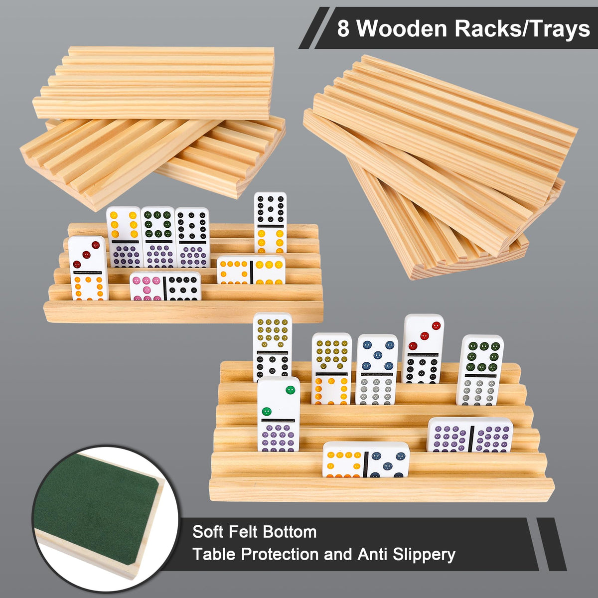 Gonoelec hub and trains layout ready for a smooth Mexican Train game.