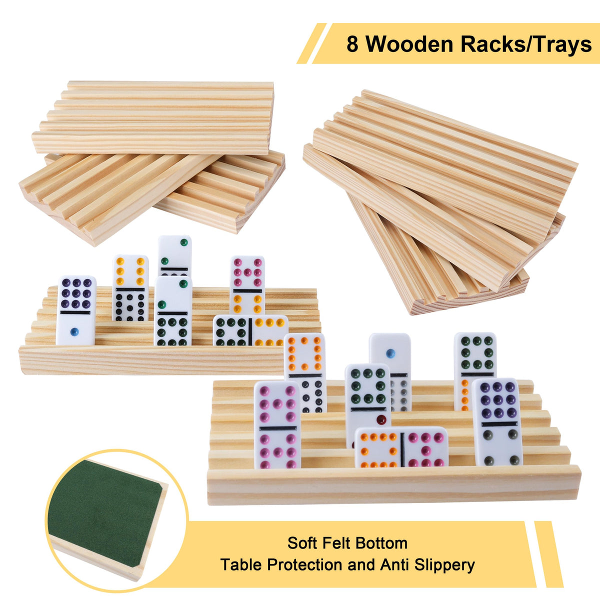 Gonoelec wooden trays protecting tiles and surfaces