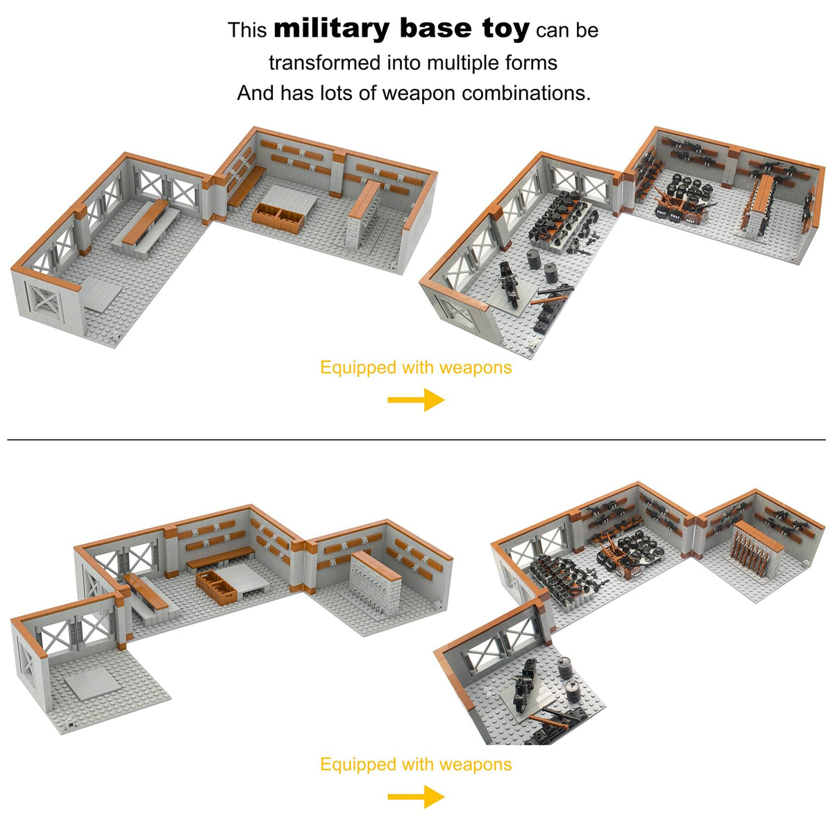 Gonsausola blocks feature rotating parts for customization.