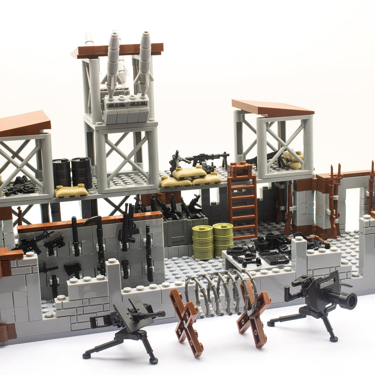 Gonsausola Gatling and weapon packs highlight detailed accessories for play scenarios