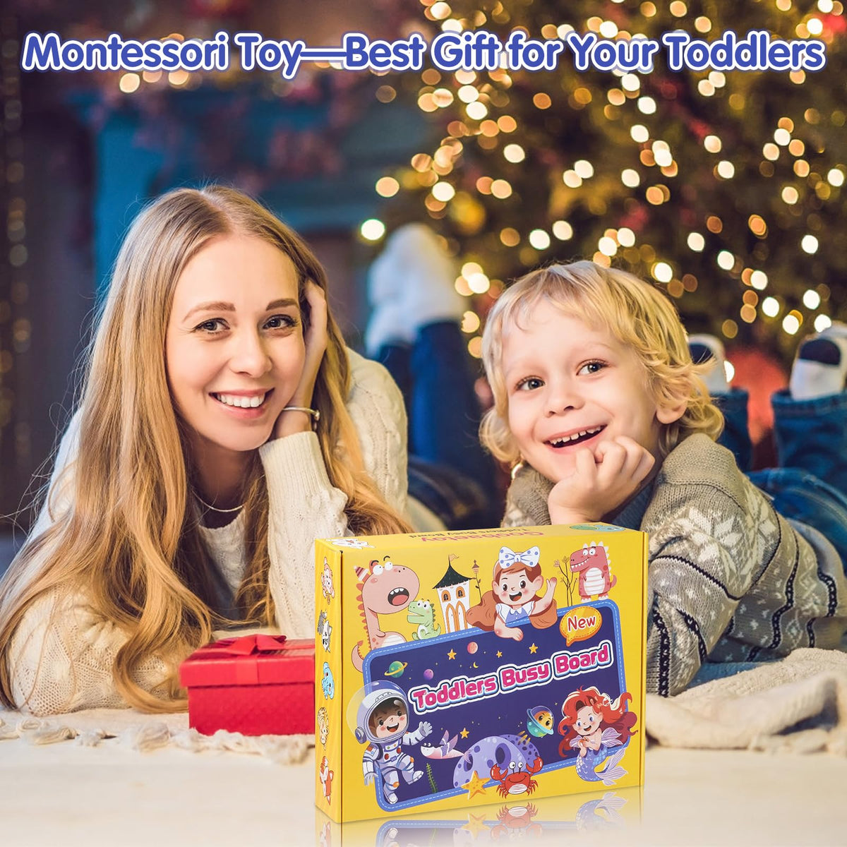 Goobaetoy Busy Board travel-friendly design keeps kids engaged during car rides