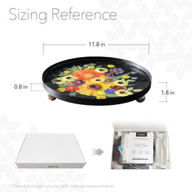 GooCare Auraeve 11.8-inch tray serves as a centerpiece for desks or dressers
