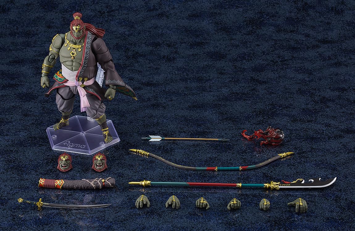 Good Smile Company Ganondorf Figma packaging highlights collector-friendly design.