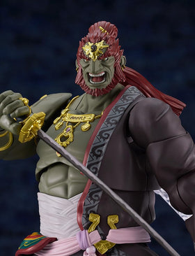Good Smile Company Ganondorf Figma offers standard, shouting, and goading faces.