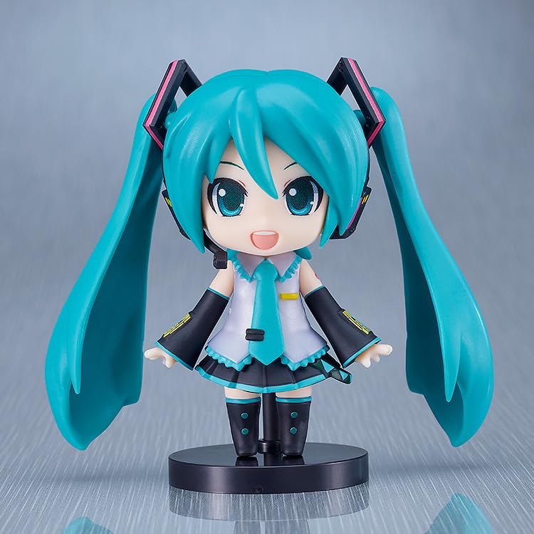Nendoroid Plamo Hatsune Miku with base stand for stable posing.