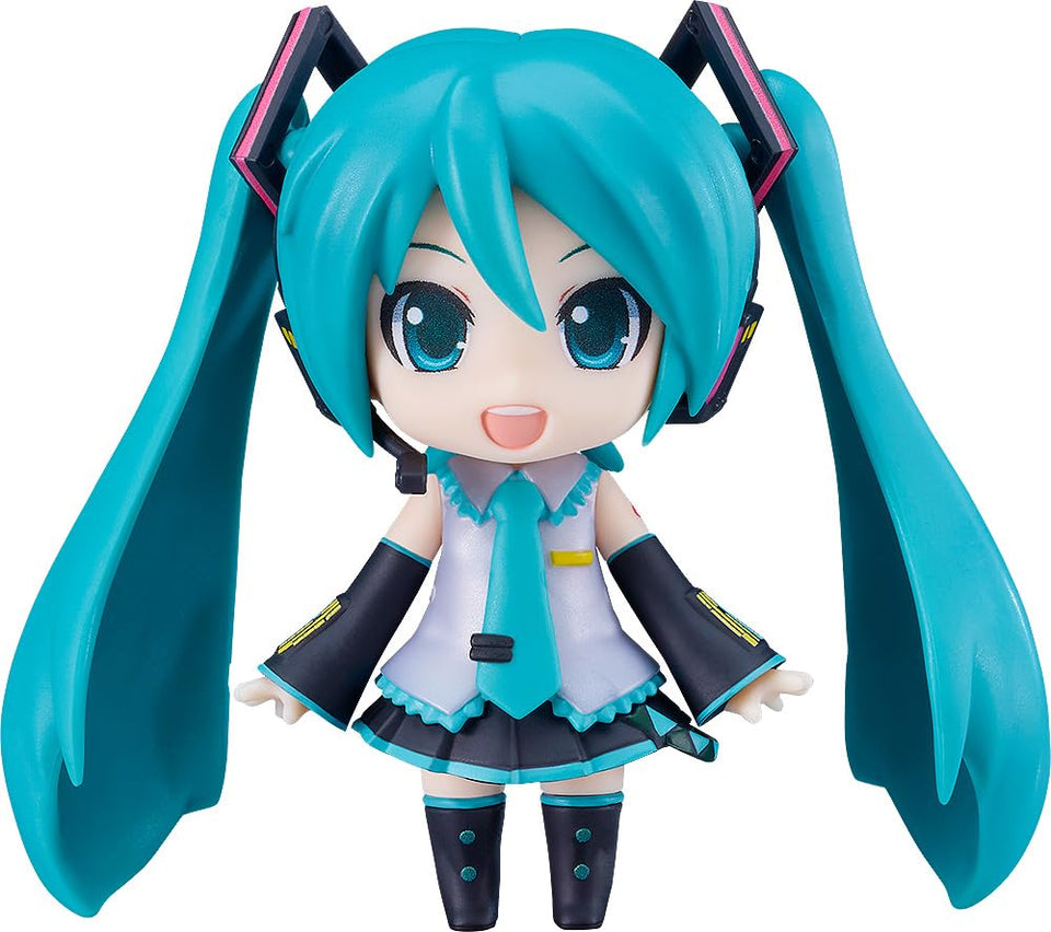 Good Smile Company Hatsune Miku Nendoroid Plamo figure, front view ideal for display collections.