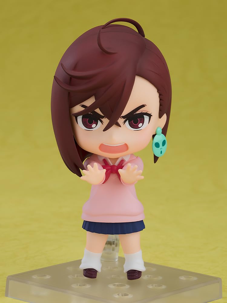 Good Smile Company Dandadan Momo Nendoroid delighted face for storytelling scenes