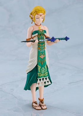 Good Smile Zelda Figma closed-eyes faceplate captures a calm, contemplative moment.