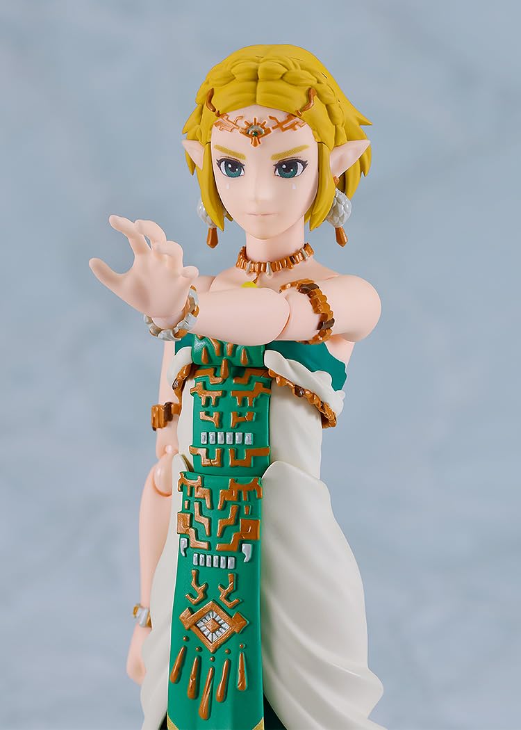 Good Smile Zelda Figma serious faceplate conveys resolve for epic scenes.