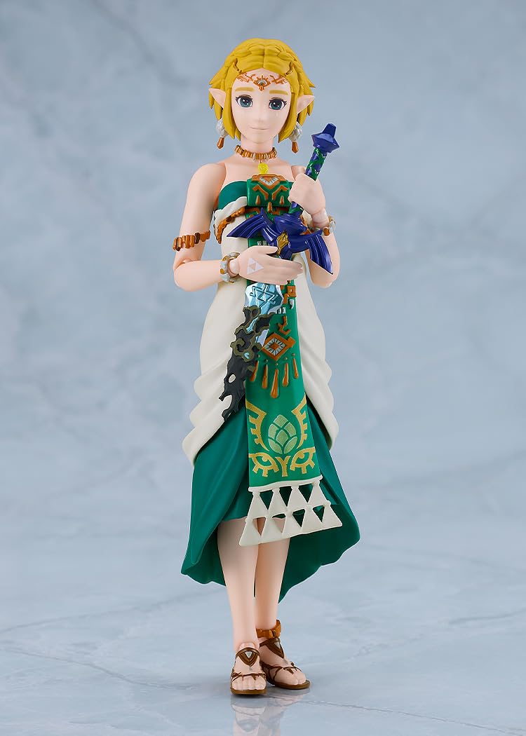 Good Smile Zelda Figma highly poseable design supports dynamic dioramas.
