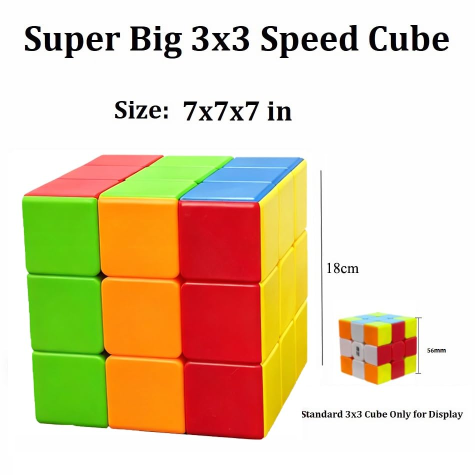 GoodCube Big 3x3 Pro shown with oversized face for easy grip and display.
