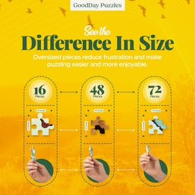 GoodDay Puzzles dignified gift packaging for seniors and caregivers.