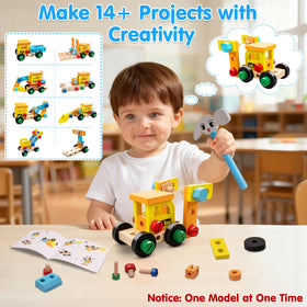 Goodfuns building parts and screws for creative construction play