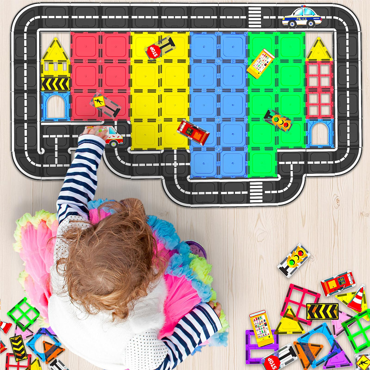 Goodtiles compatible magnetic tiles enable seamless mix-and-match with other sets