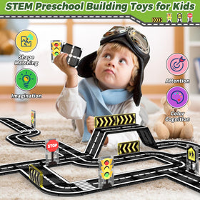 Goodtiles traffic signs and intersections help kids plan routes and gameplay.