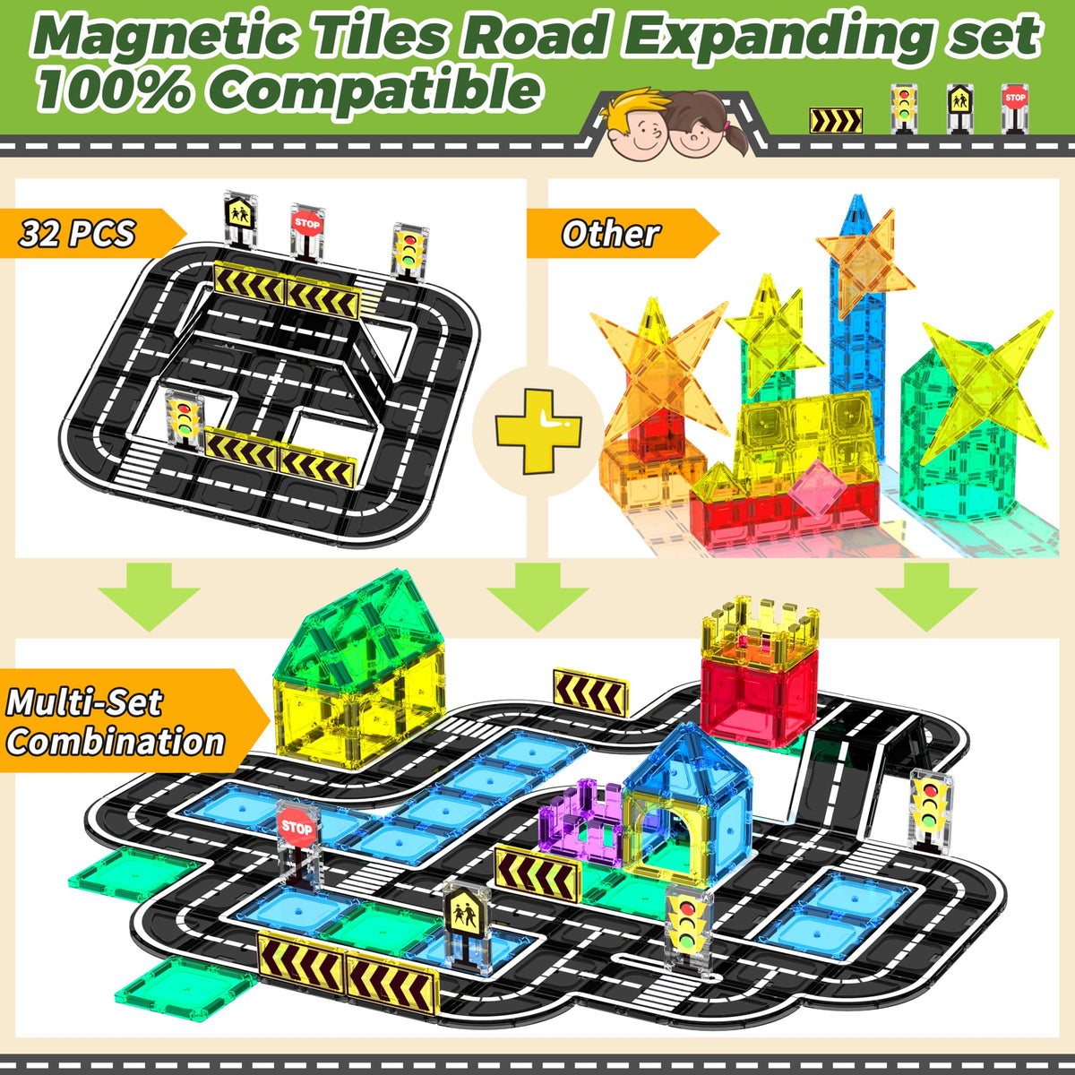 Goodtiles safe magnetic tiles feature rounded edges and non-toxic materials.