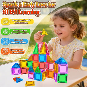 Goodtiles magnetic tiles endless play sparks imagination in cars, planes, and classrooms.