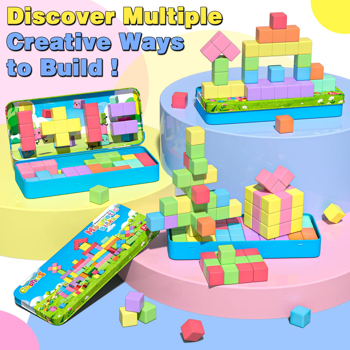 Goodtiles idea booklet and cubes create simple assembly examples