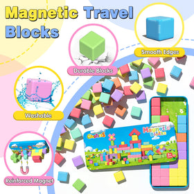 Open metal box showing the 40-piece set for quick play