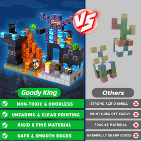 Goody King 8-magnet blocks design for creative construction