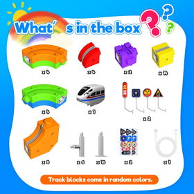 Goody King Electric Train Engine powers smooth, easy setup for kids.