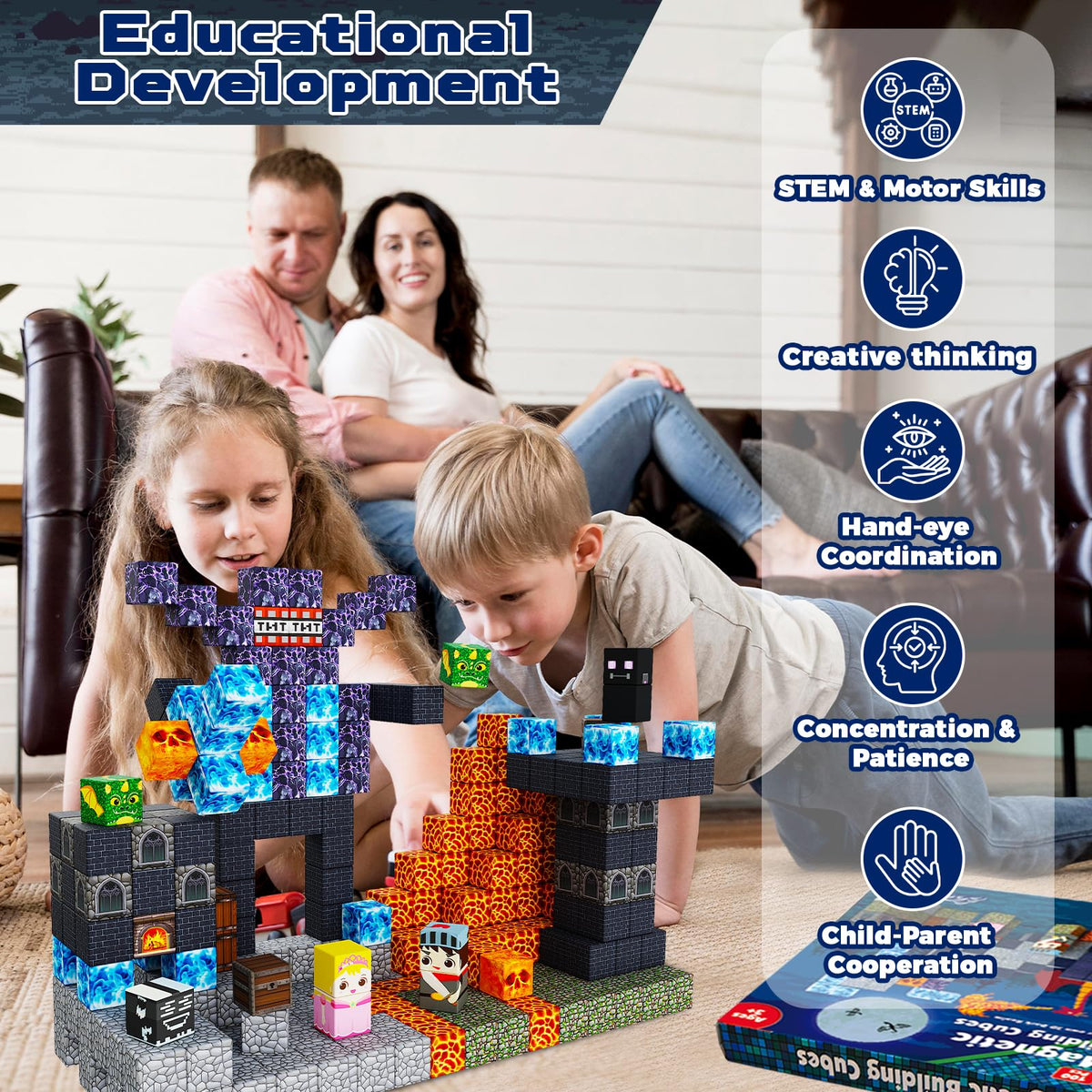 Goody King sensory building toy fostering focus during family time