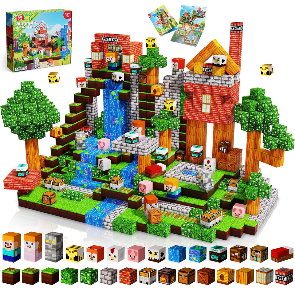 Goody King forest magnetic blocks in action boosting spatial skills through imaginative play