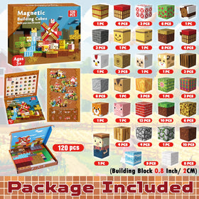 Goody King magnetic blocks with 21 designs for endless construction possibilities