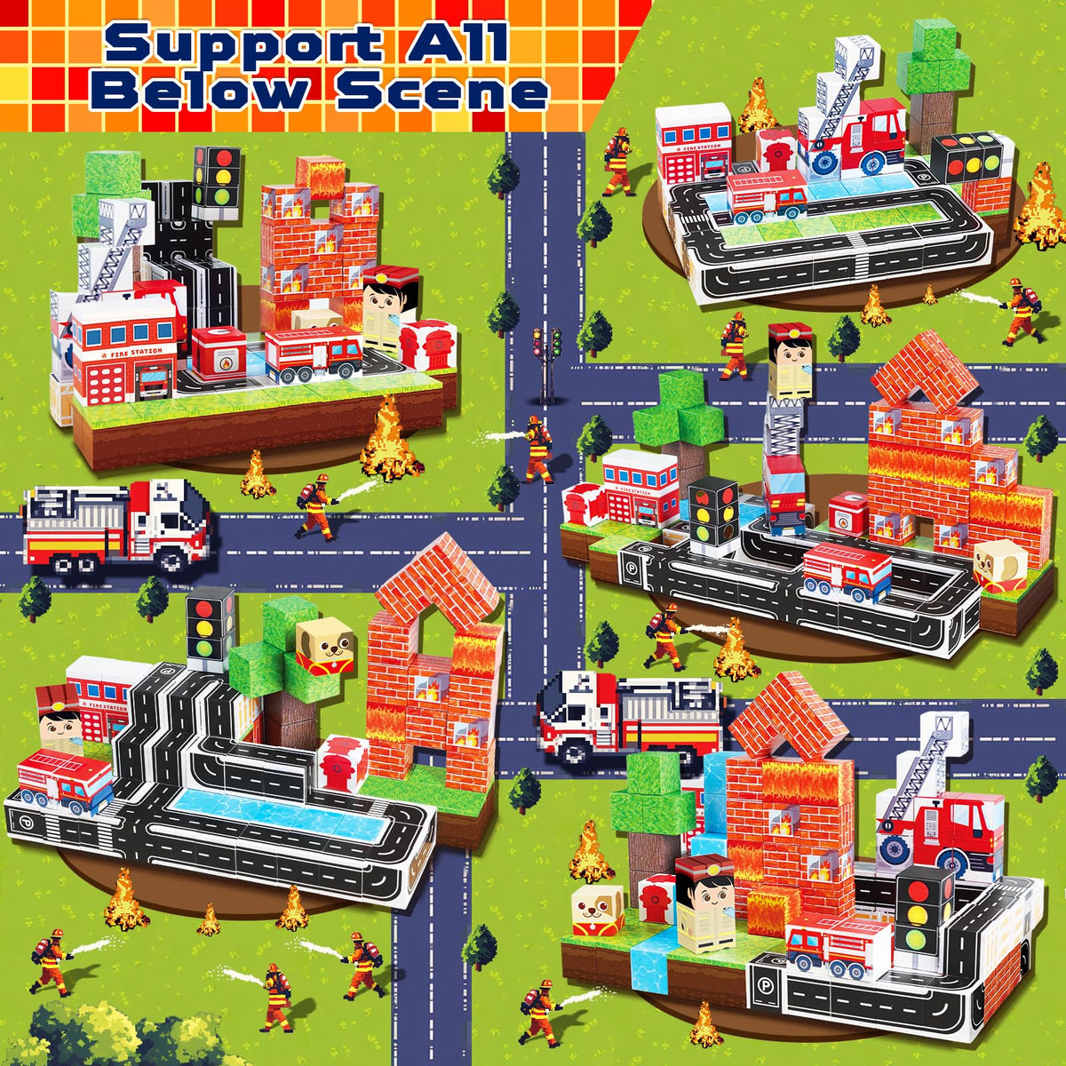 Goody King magnetic blocks provide stable designs with strong magnets for lasting constructions