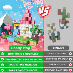 Goody King magnetic blocks are easy to carry and great for on-the-go learning.