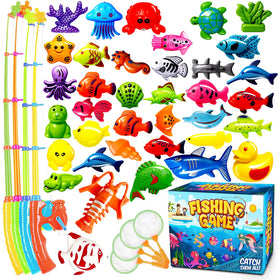 Goody King Magnetic Fishing Game pole for active play and hand-eye coordination.