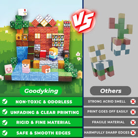 Goody King STEM learning magnetic cubes boost imagination and focus during play.