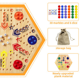 Googgoing six dice set enables quick, dynamic decision making.