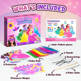 Gooidea colorful fabric squares pack for fluffy textured art