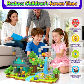 Gooidea Magnetic Blocks colorful tiles showcase vibrant colors for creative building.