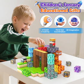 Gooidea Magnetic Blocks crystal caves boost imaginative world-building and spatial thinking