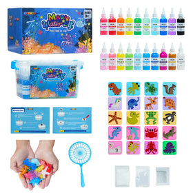 gookid magic water elf kit uses safe non-toxic gels for indoor play