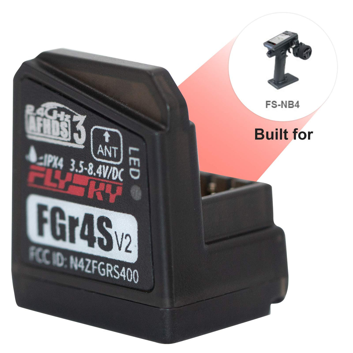 GoolRC FGr4S V2 keeps PWM/PPM/I-Bus outputs organized for easy integration.