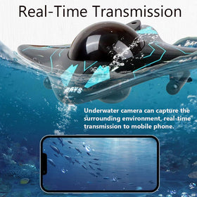 GoolRC underwater camera provides bottom view for filming.