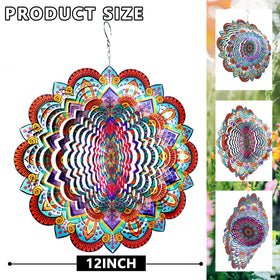 Goolyrusim wind spinner outdoor garden display enhances curb appeal.