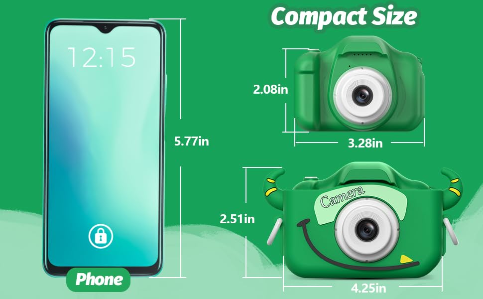 Goopow kids camera records 1080p video for clear memories.