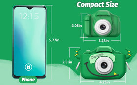 Goopow kids camera records 1080p video for clear memories.