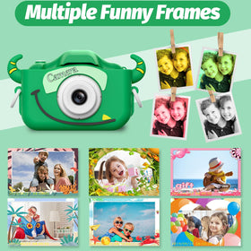 Goopow kids camera includes 32GB SD card for instant storage.