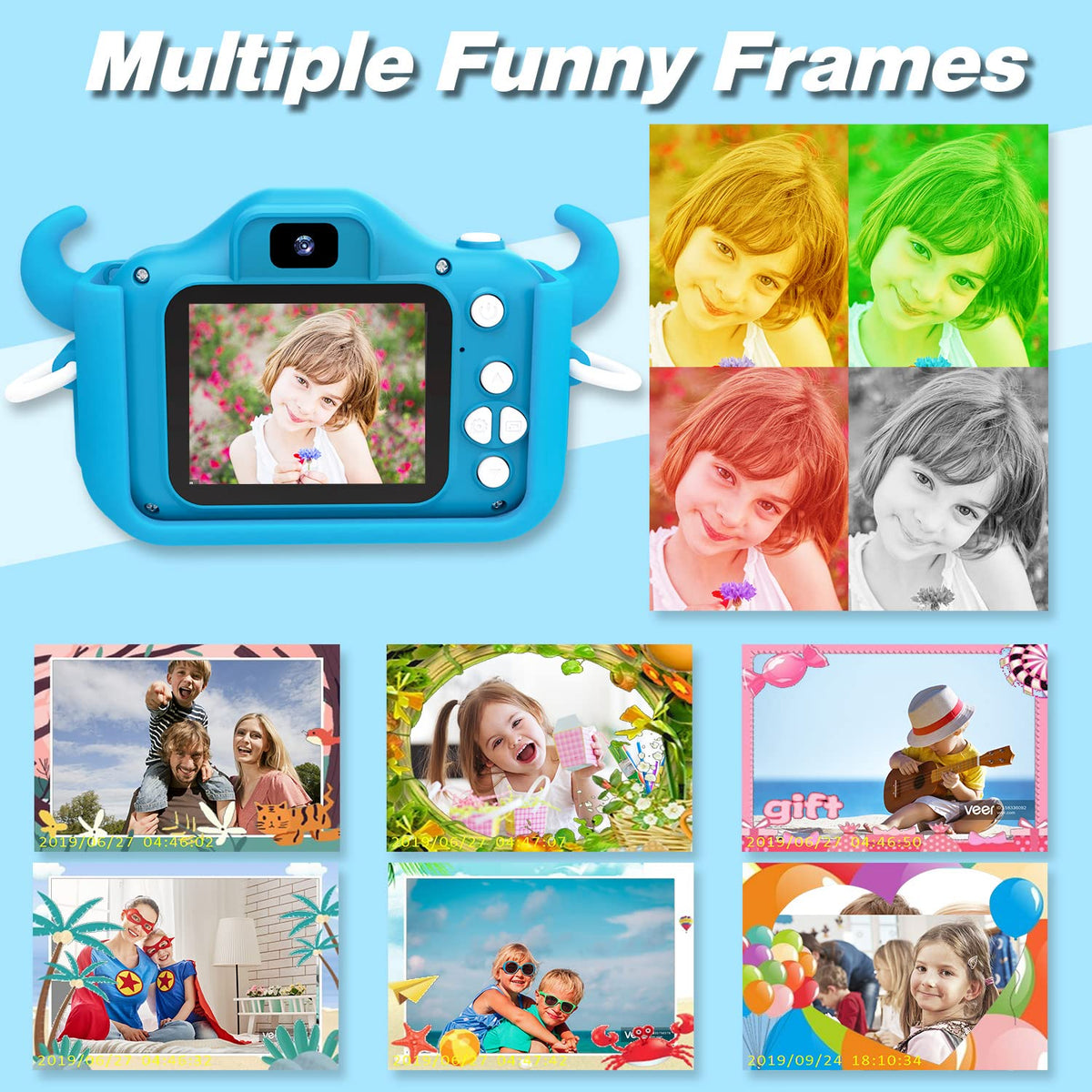 Goopow Kids Camera games-mode adds interactive play