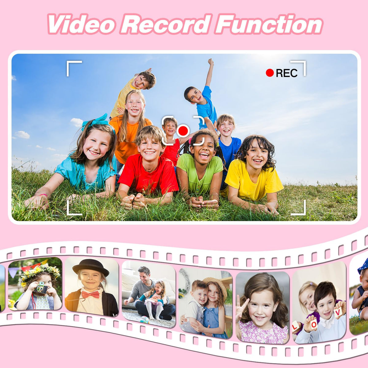 Goopow Kids Camera uses non-toxic materials for safe play