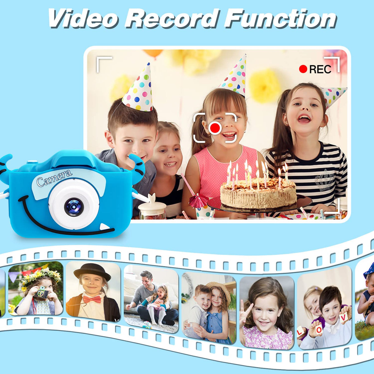 Goopow Kids Camera selfie-mode enables easy front shots